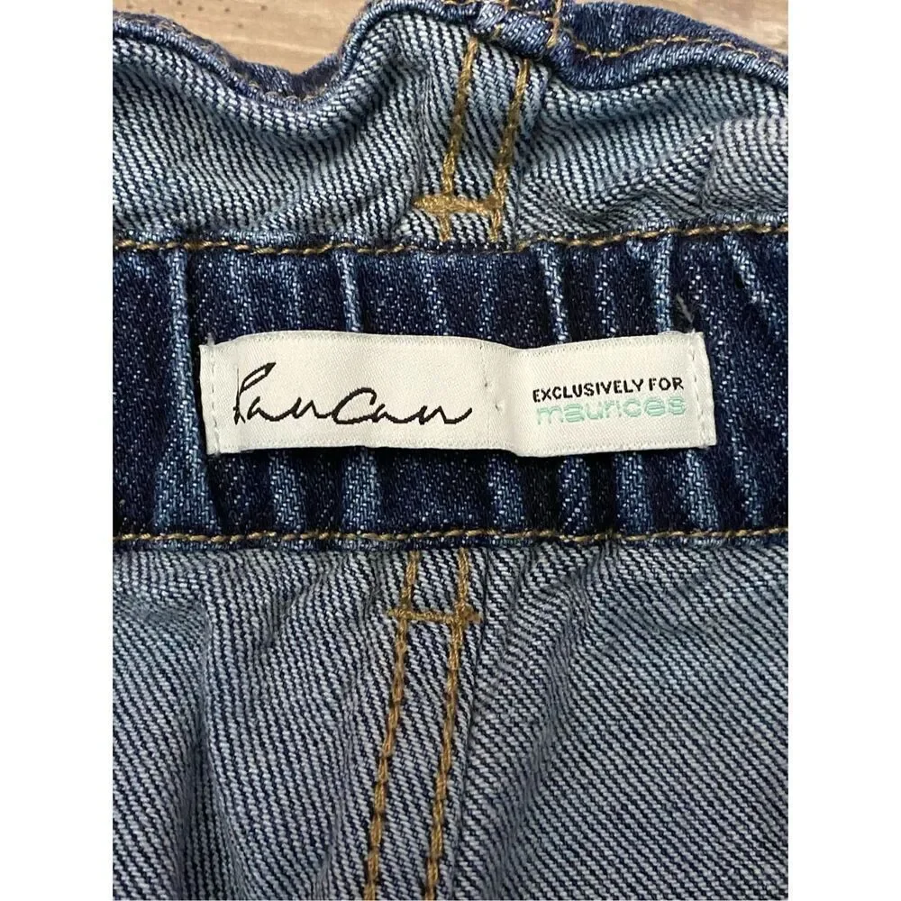 Kancan Estilo Denim Jeans Paper Bag Elastic Waist Women’s Sz 29